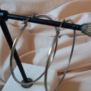 Silver Hoop Earrings